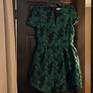 TCEC Green Floral Dress